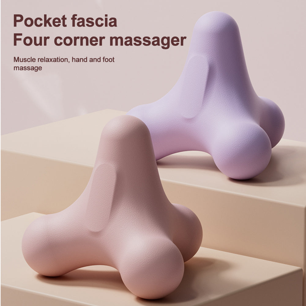 Four Corner Fascia Ball Plantar Ball Massage Shoulder Neck Waist Hand Muscles Lactate Exercise Relaxation Meridian Fitness Ball - 5 - CJ