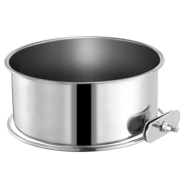 Detachable Pet Cage Food Water Bowl With Clamp Holder - 5 - CJ