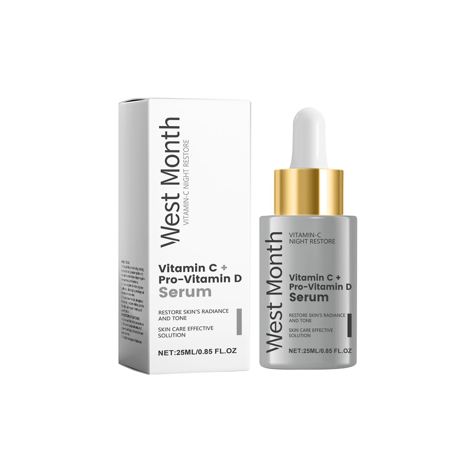 West Month Vitamin C Essence, Moisturizing, Gentle, Nourishing And Moisturizing Skin Care Essence - 5 - CJ
