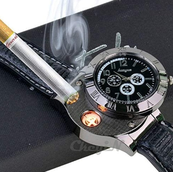 New Military USB Lighter Watch Men's - 5 - CJ