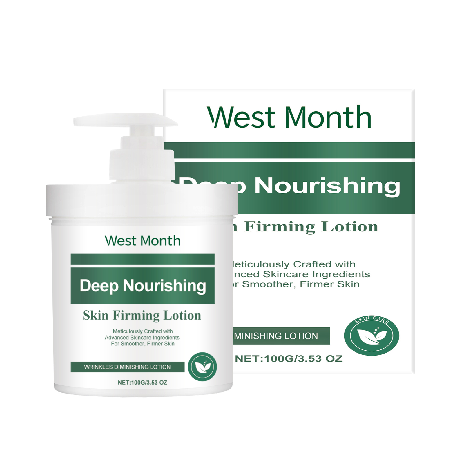 West&Month Firming Body Cream, Gentle Moisturizing Body Skin Body Moisturizing Daily Apply Body Cream - 5 - CJ