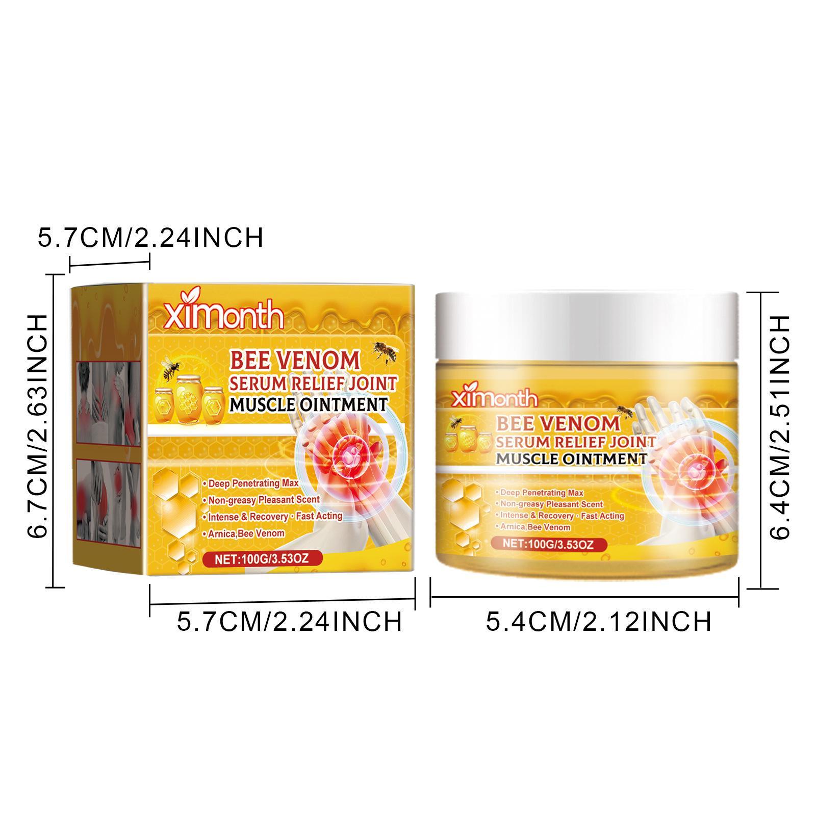 Simon's Evening Primrose Bee Venom Joint Care Cream, Relieves Joint Muscle Pain And Body Discomfort Care Massage Cream - 5 - CJ