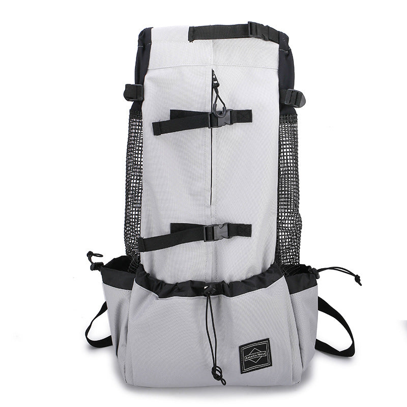 Pet Dog Carrier Bag Carrier For Dogs Backpack Out Double Shoulder Portable Travel Backpack Outdoor Dog Carrier Bag Travel - 0 - CJ - Grey - S - CJJJCWGY02426 - Grey - S