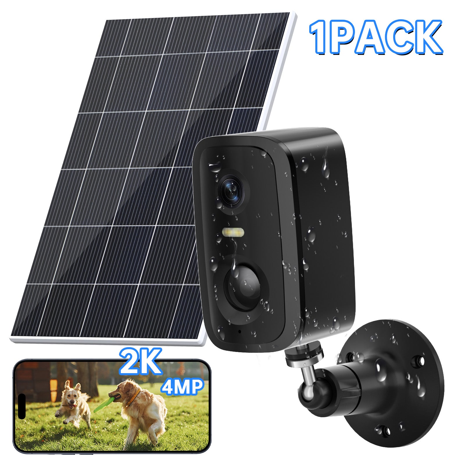 Low Power Security Camera CL30 Outdoor Security Cameras Motion Detected Easy To Set Up Wireless Battery Camera With Solar Panel - 5 - CJ