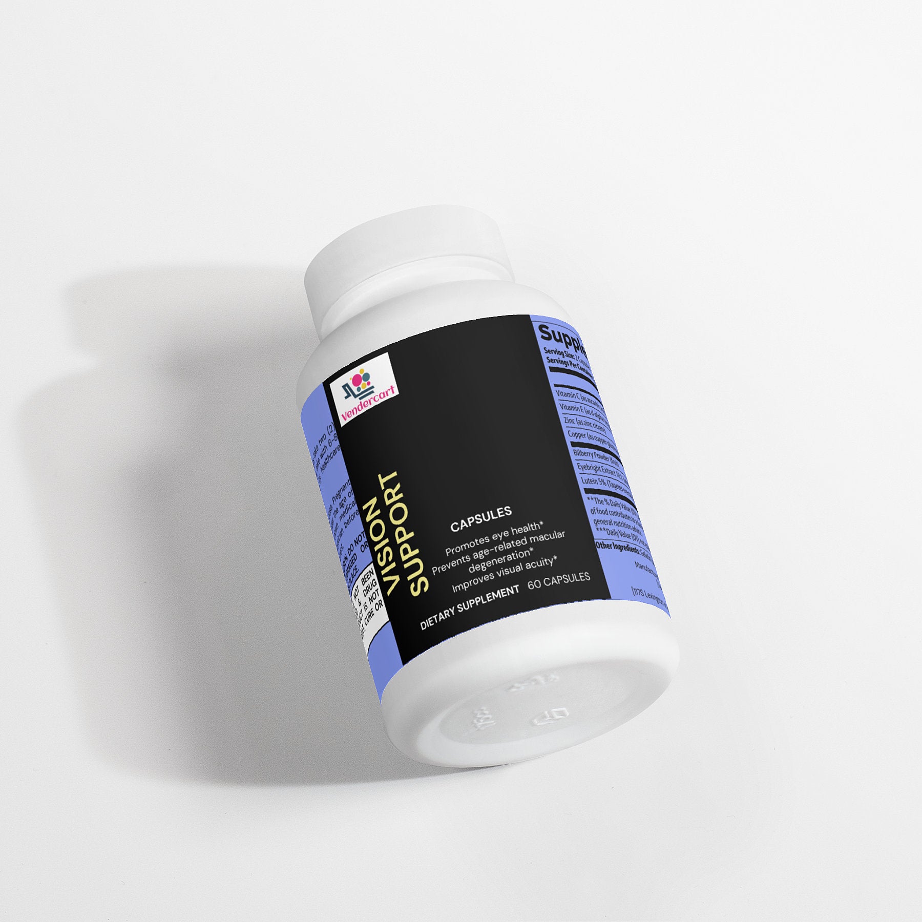Vendercart Vision Support Supplement Eye Health, Visual Clarity, And Night Vision Boost - 5 - CJ