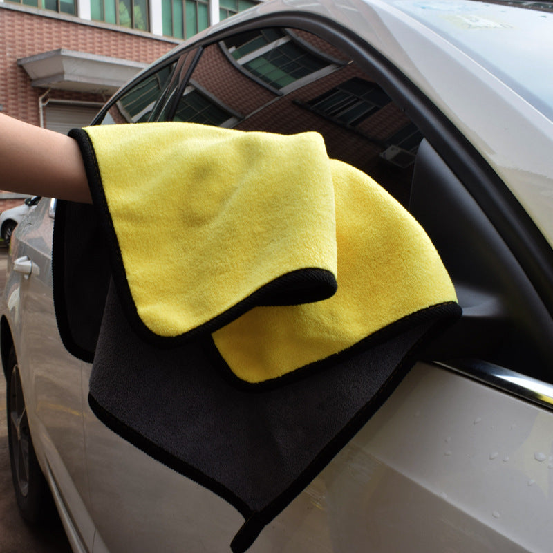 Two - color Couble - sided Car Dual - use Cleaning Car Wash Towel - 0 - CJ