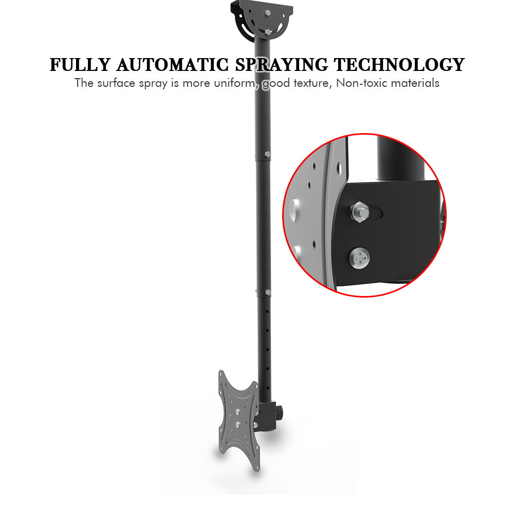 TV Ceiling Bracket, Length Adjustable 360 Degree Rotation, Up And Down 5 - 15 Degrees, Load Capacity 25kg - 5 - CJ
