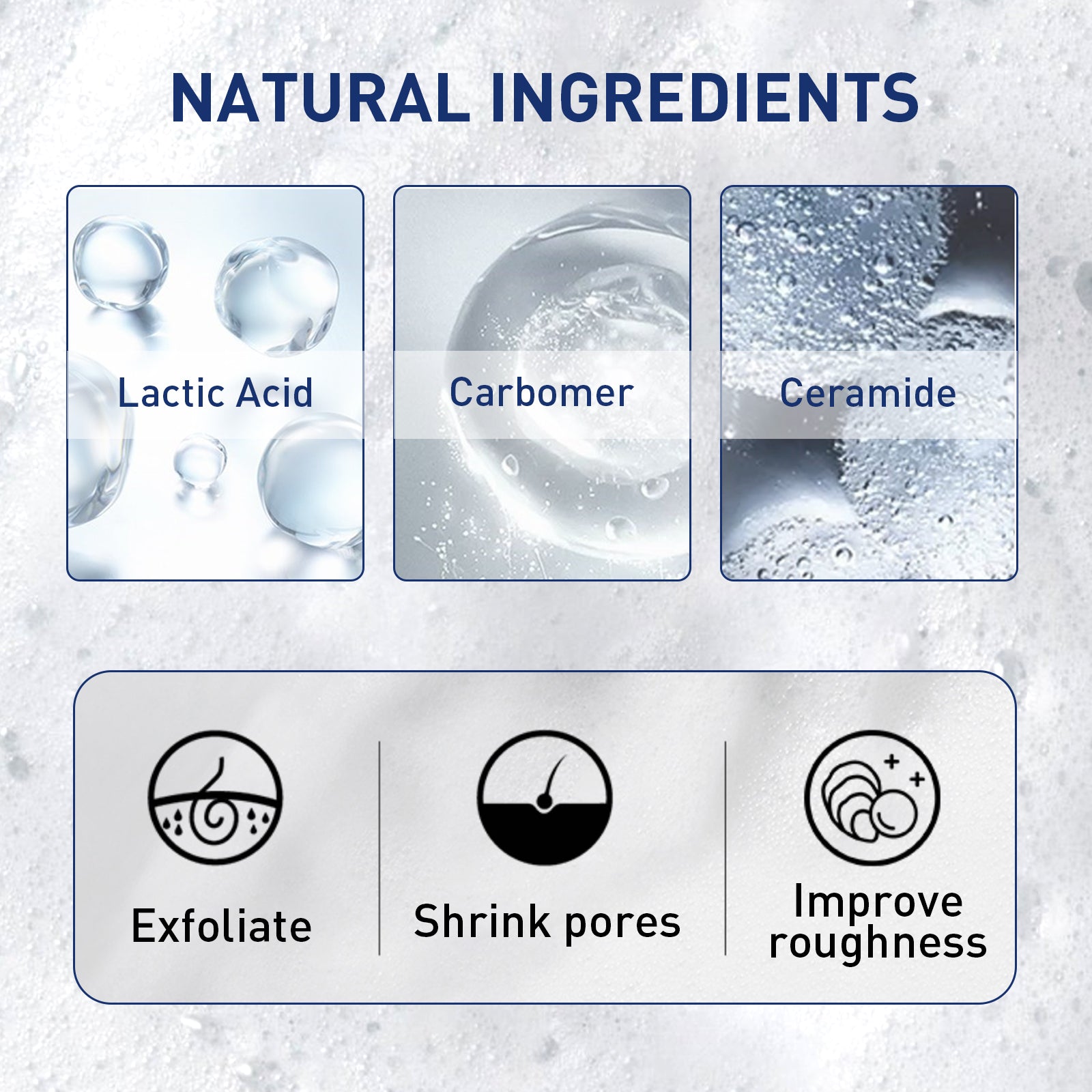 West&Month Exfoliating Mousse, Cleanser Skin Pore Control Oil Gently Cleanses Exfoliating Dead Blackheads - 5 - CJ