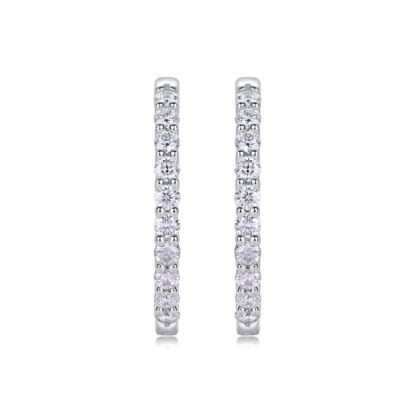 1Merman Luxury Fashion Diamond Earrings Stud Set With Mosan Diamond Silver Ornaments Prohibit TikTok sales - 5 - CJ
