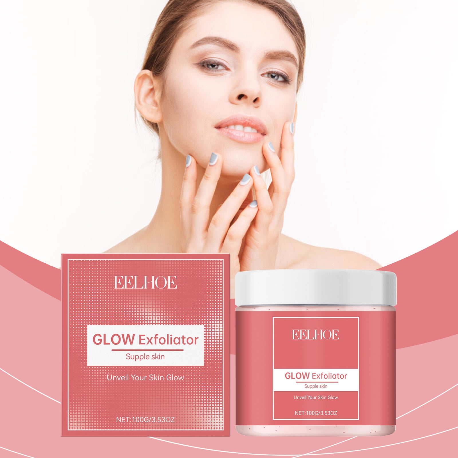 EELHOE Face Whitening Scrub Gently Cleanses And Exfoliates Skin For A Radiant Radiance - 5 - CJ