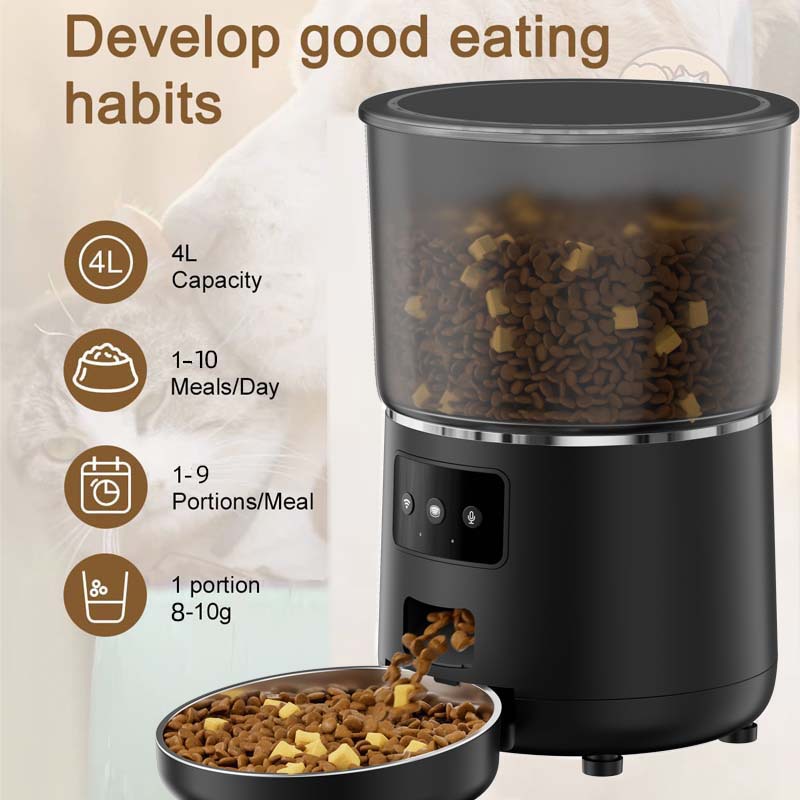 Pet 4L Smart Graffiti APP Automatic Pet Feeder - 0 - CJ