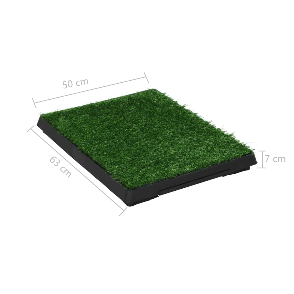 Pet Toilet with Tray & Artificial Grass 63x Toilet - 5 - CJ