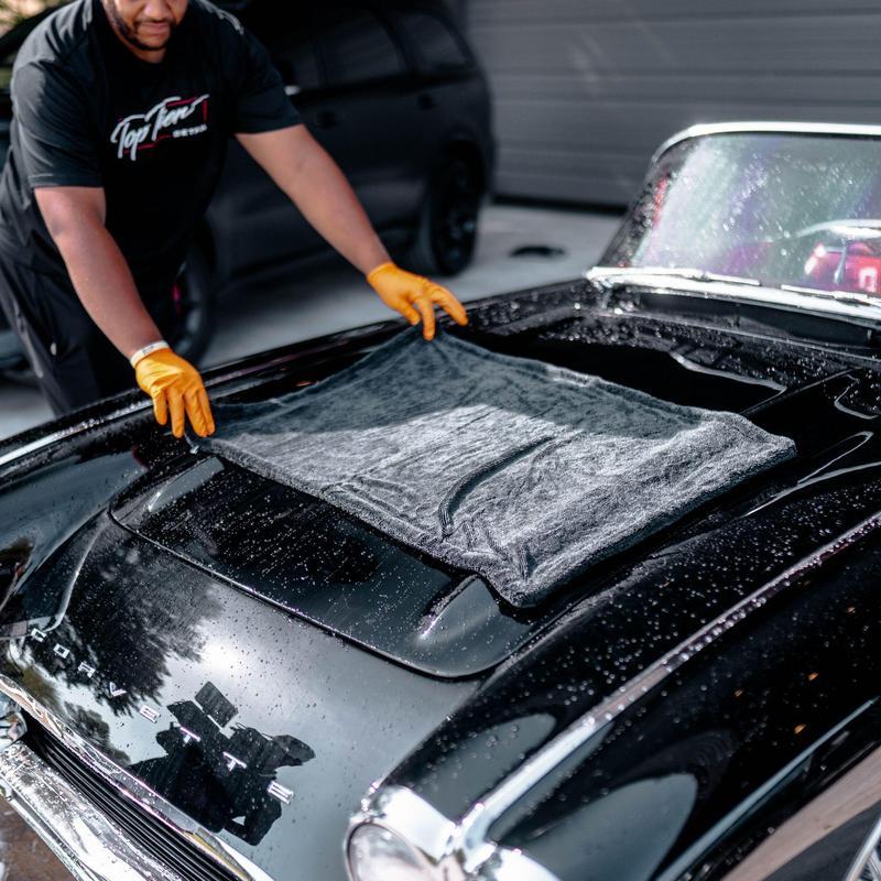 24x36in YISLU Drying Towel - Super Absorbent Car Drying Towel, Woven With Twisted Microfiber, 1300 GSM High Quality Microfiber 70 30 Mixed Twisted Microfiber - 5 - CJ