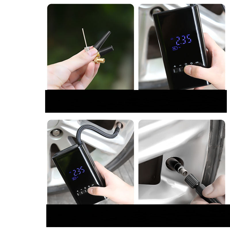 Car Mini Portable Electric Smart Wireless Digital Inflator - 0 - CJ