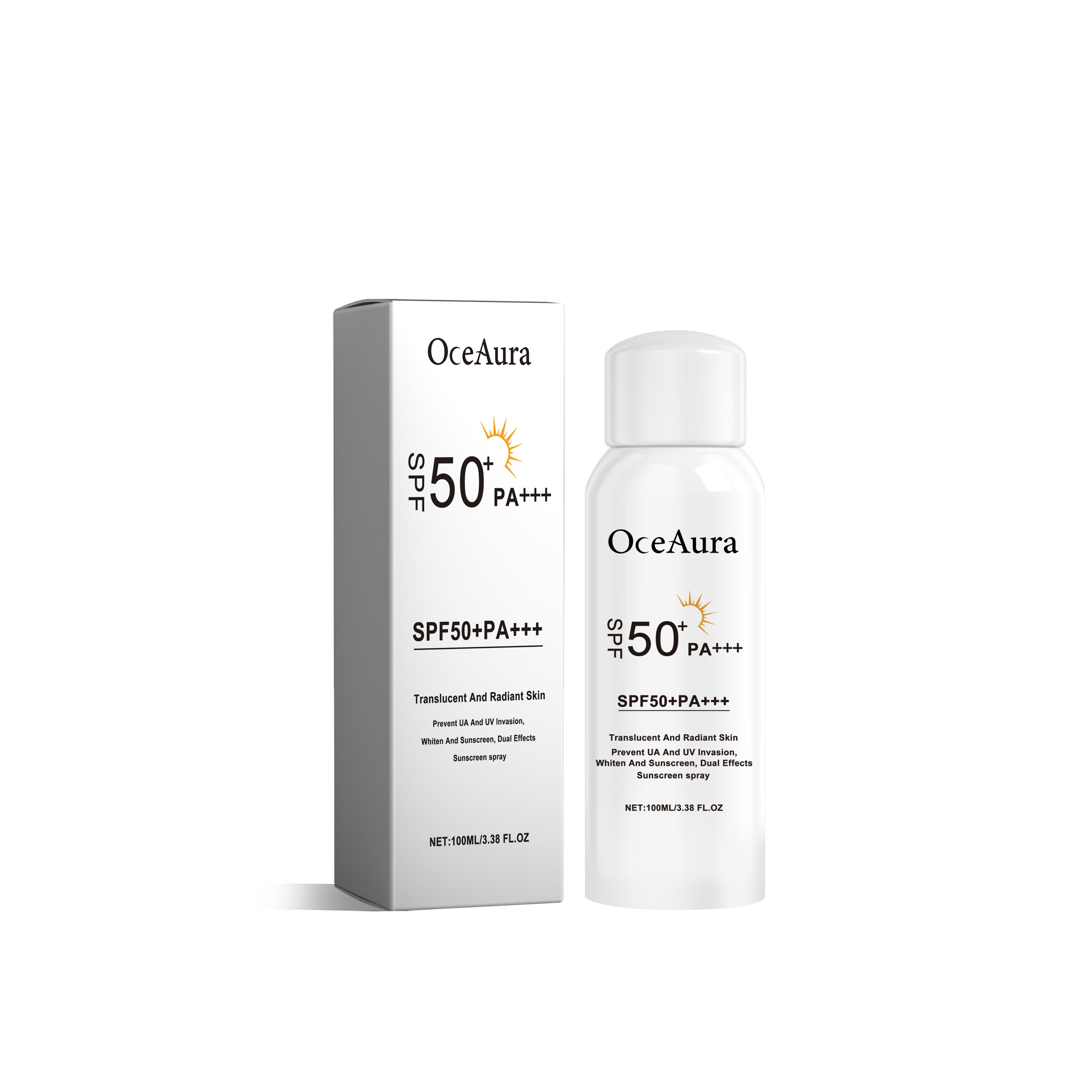OceAura Sunscreen Spray, Moisturizing And Refreshing Protective Spray For Outdoor Uv Protection - 5 - CJ