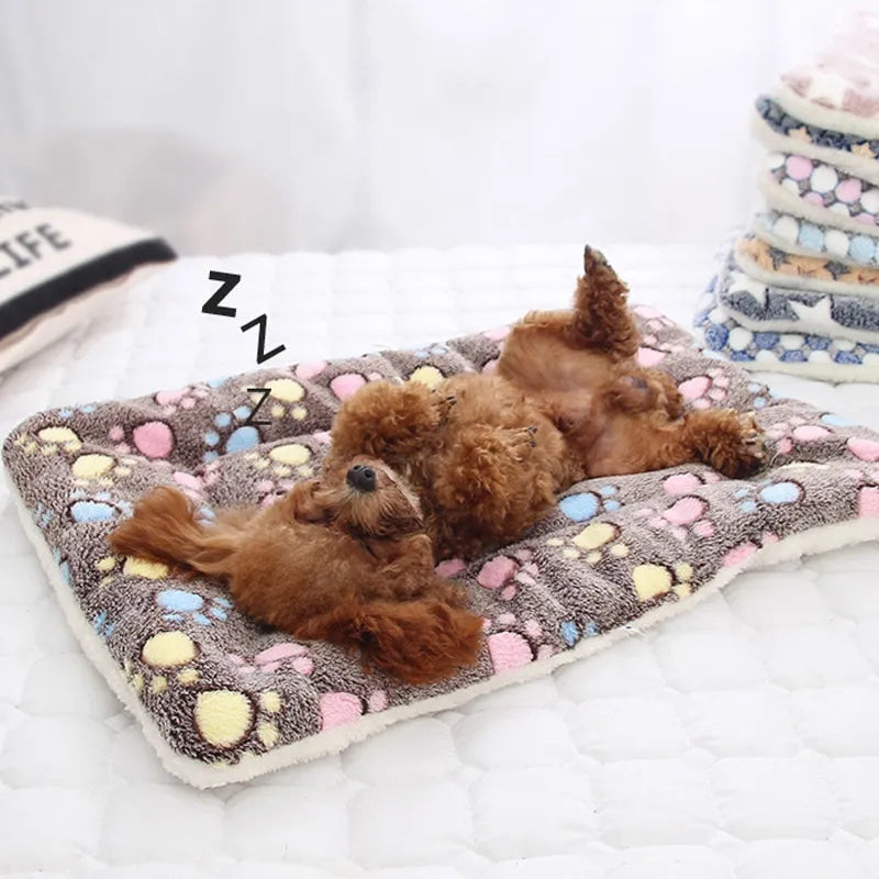 Pets Dog Bed Mat Crate Pad Soft Pet Bed Washable Crate Mat For Large Medium Small Dogs Reversible Fleece Dog Crate Kennel Mat Cat Bed Liner Super Soft Fluffy Premium Fleece Pet Blanket - 5 - CJ