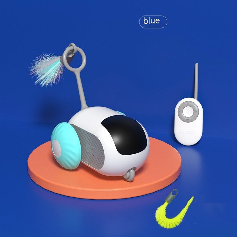 Remote Control Interactive Cat Car Toy USB Charging Chasing Automatic Self - moving Remote Smart Control Car Interactive Cat Toy Pet Products - 0 - CJ