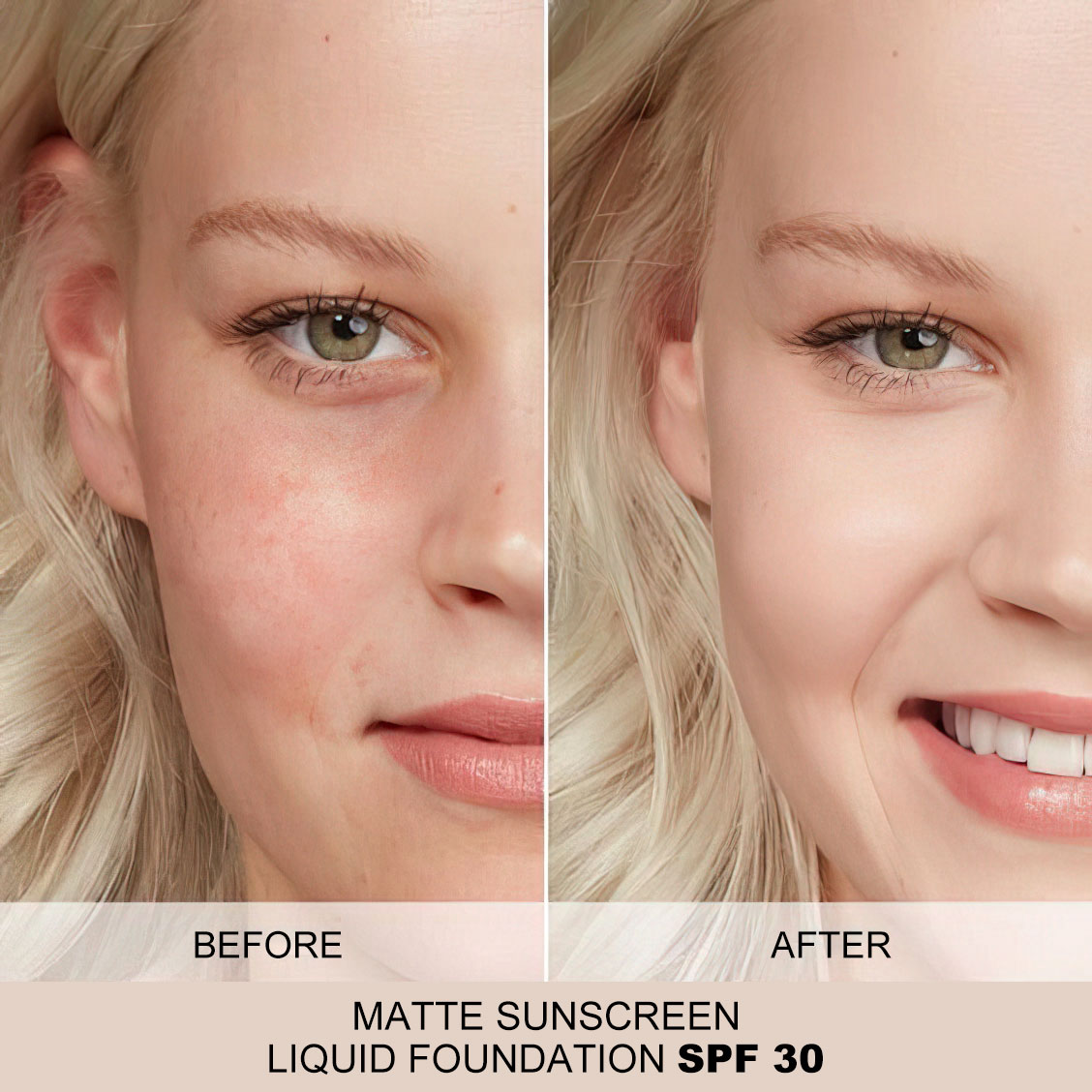 MATTE SUNSCREEN LIQUID FOUNDATION SPF 30 - 4 - CJ