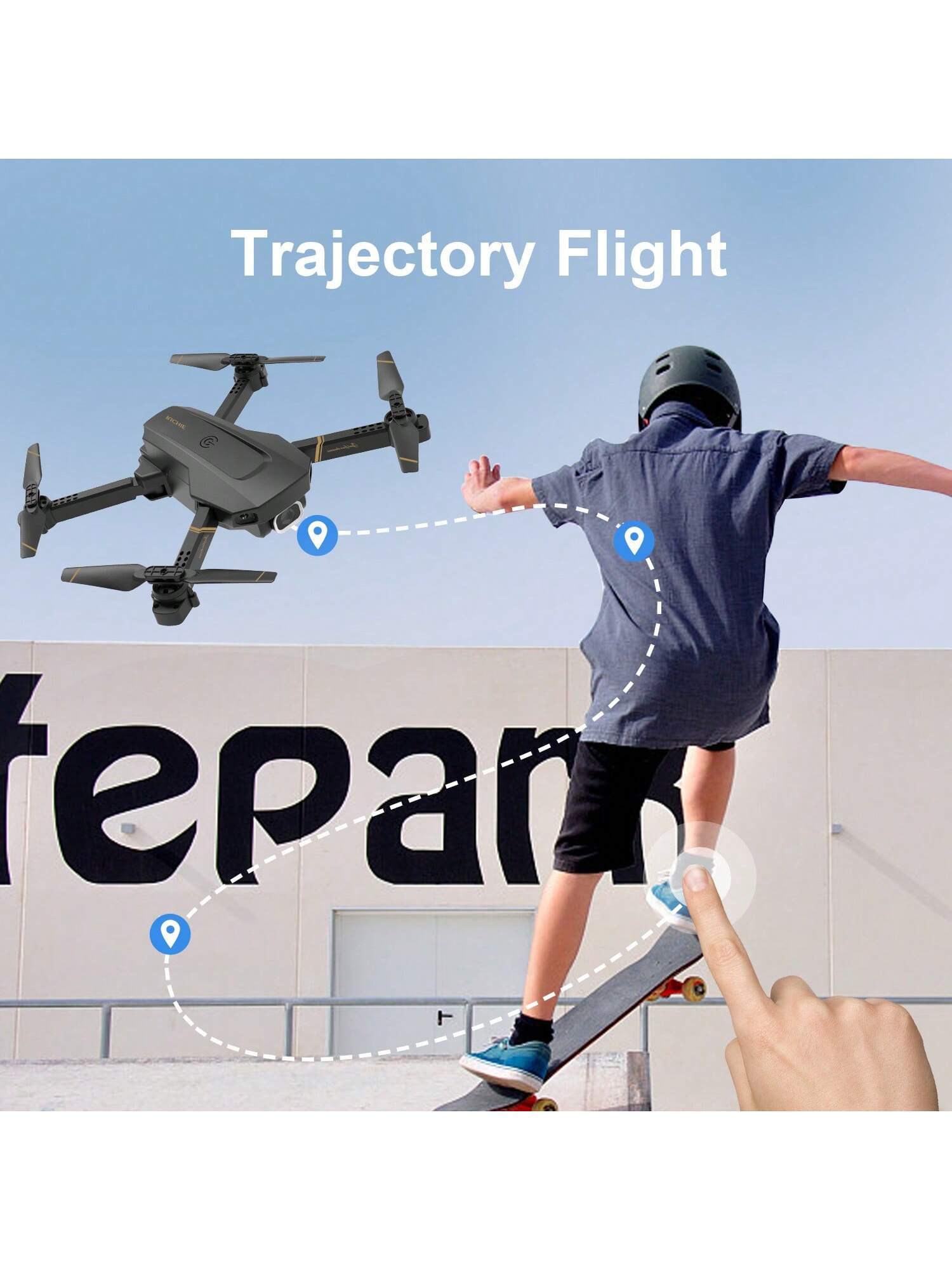 V4 Foldable Mini Drone With Camera 4K 1080P HD Drone ,3 Batteries,Drones For Adults Kids,Remote - controlled Quadcopter,Logistics Is Randomly Sent By UPS,USPS, - 5 - CJ