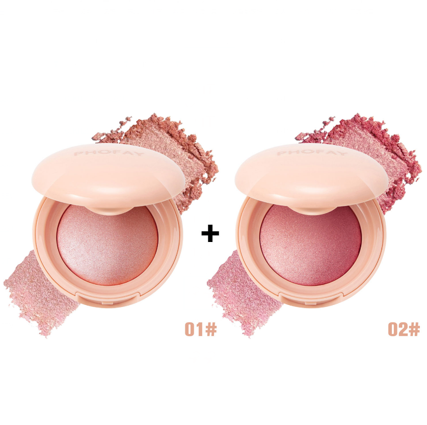 PHOFAY Luminous Powder Blush - 4 - CJ - 01and02 Color - CJCZ203768208HS