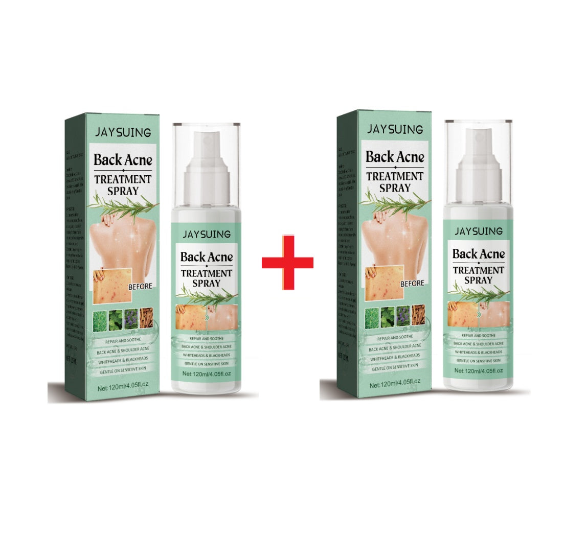 Jaysuing Back Acne Repair Spray, Repair Body Acne Fade Acne Mark Skin Care Spray - 5 - CJ