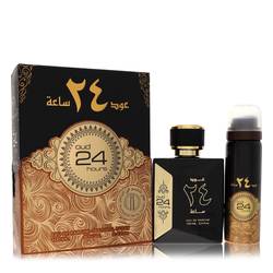 Ard Al Zaafaran Oud 24 Hours Eau De Parfum Spray + 1.7oz Perfumed Spray (Unisex) By Al Zaafaran by Al Zaafaran fragrance bottle