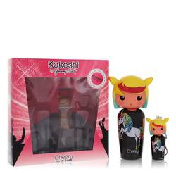 Kokeshi Cheery Eau De Toilette Spray + Free Key Ring Mini EDT Spray By Kokeshi by Kokeshi fragrance bottle