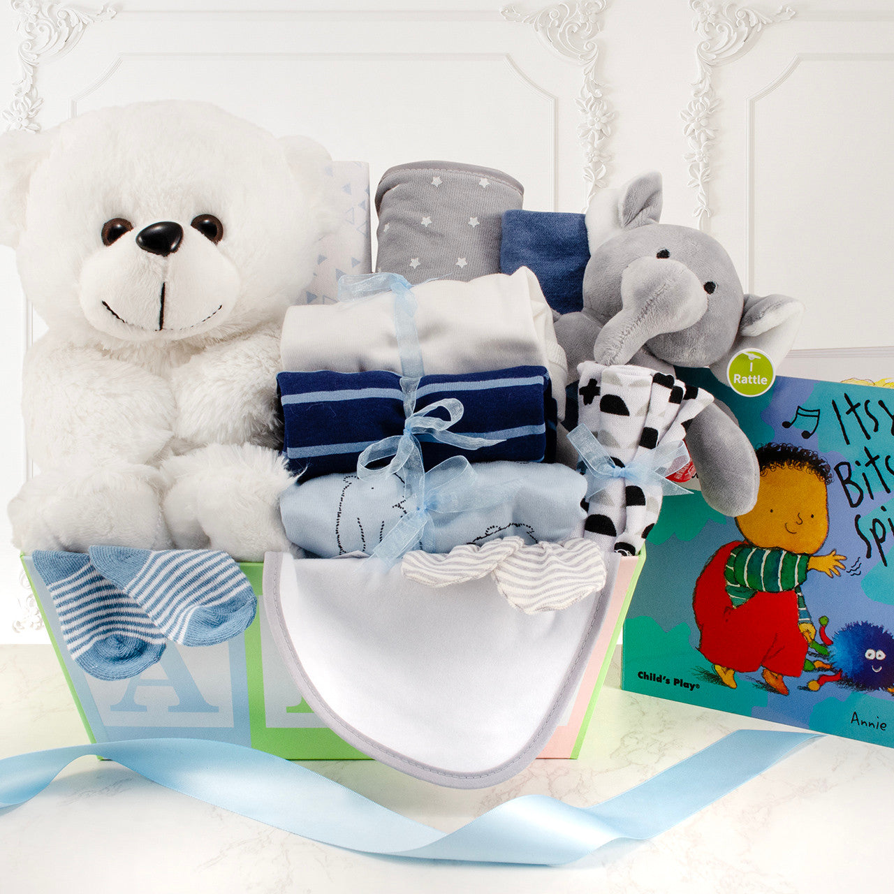 Baby ABC's: Baby Boy Gift Basket - GreatArrivals