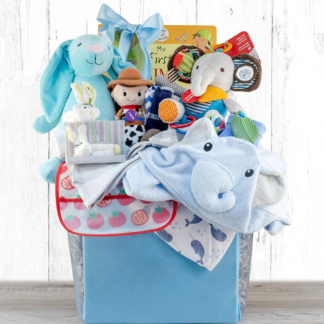 Congratulations: Baby Boy Gift Basket - GreatArrivals