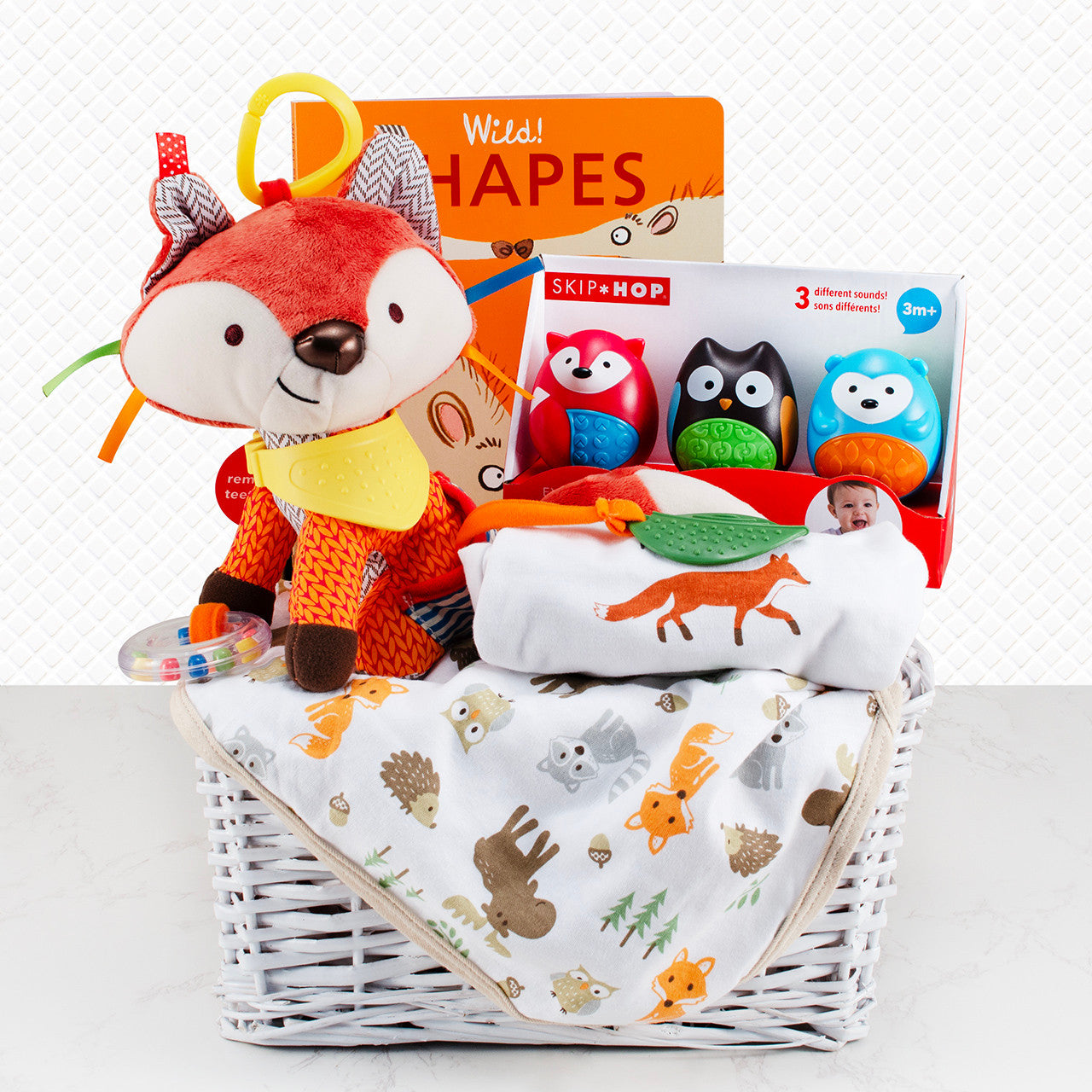 Wild Foxes: Baby Gift Basket - GreatArrivals