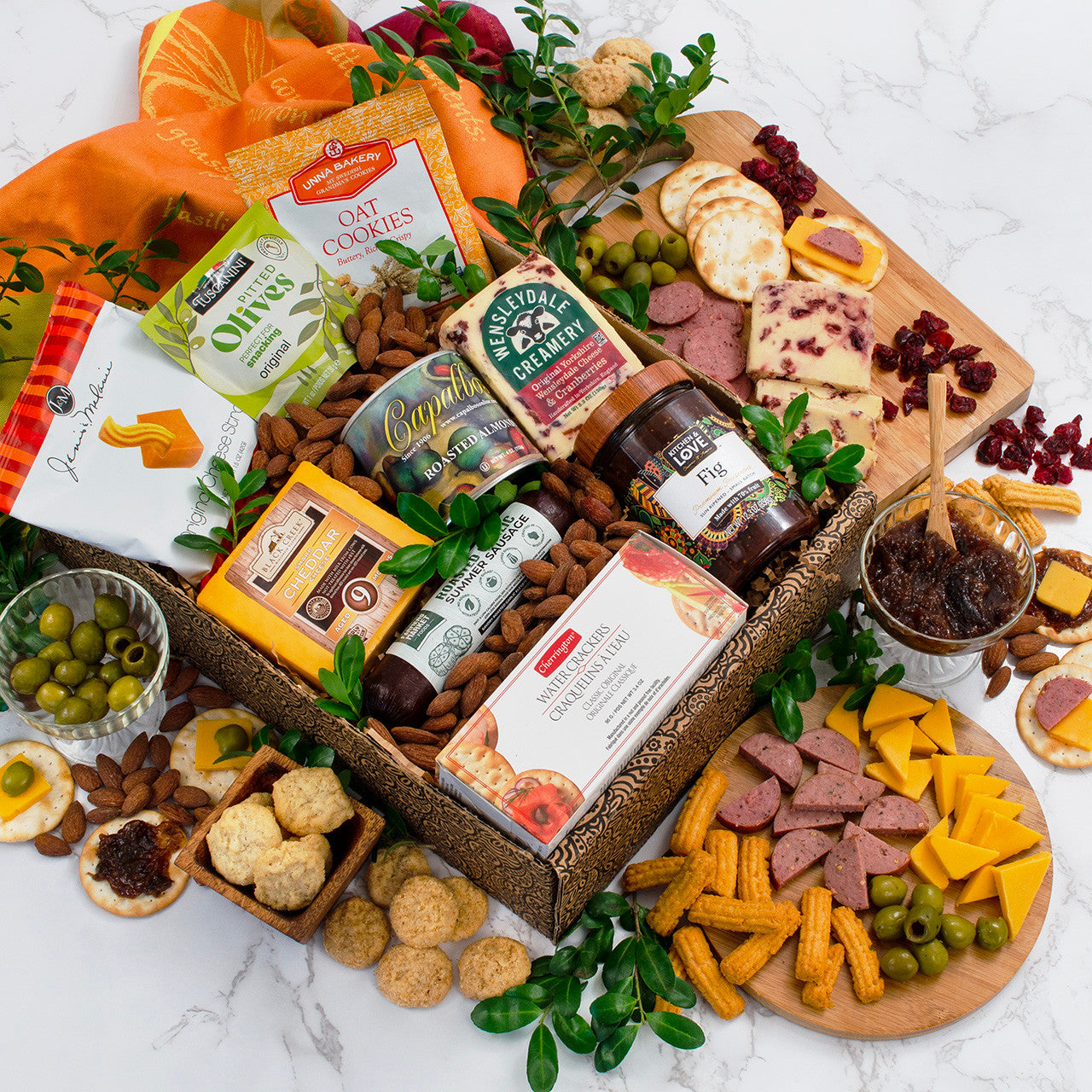 Classic Charcuterie : Gourmet Cheese Gift Box - GreatArrivals
