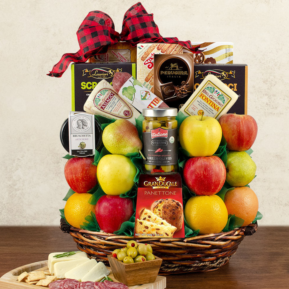 Italian Orchard: Premium Fruit Gift & Gourmet Gift Basket - GreatArrivals