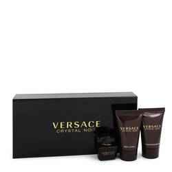 Crystal Noir Gift Set By Versace - Gift Set - .17 oz Mini EDT + .8 oz Shower Gel + .8 oz Body Lotion - Versace