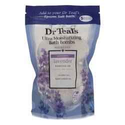 Dr Teal's Ultra Moisturizing Bath Bombs Five (5) 1.6 oz Moisture Soothing Bath Bombs with Lavender, Essential Oils, Jojoba Oil, Sunflower Oil (Unisex) By Dr Teal's - Five (5) 1.6 oz Moisture Soothing Bath Bombs with Lavender, Essential Oils, Jojoba Oil, Sunflower Oil (Unisex) - Dr Teal's