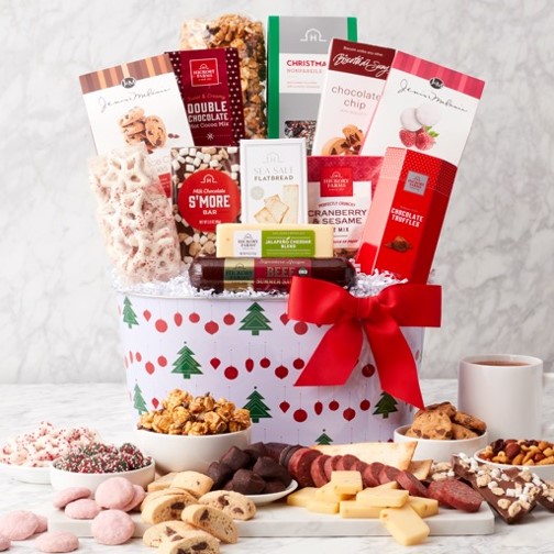Season's JOY: Holiday Gift Basket - GreatArrivals