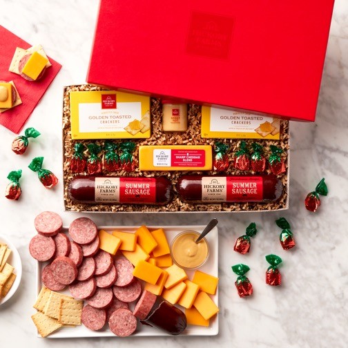 Savory Farmhouse: Gourmet Meat & Cheese Box - GreatArrivals