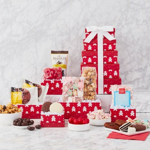 Jolly Gingerbread: Holiday Gift Tower - GreatArrivals