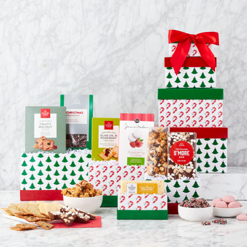 Festive Treats: Holiday Gift Tower - GreatArrivals