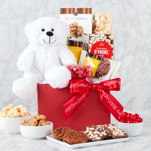 Beary Happy Birthday: Festive Gift Basket - GreatArrivals