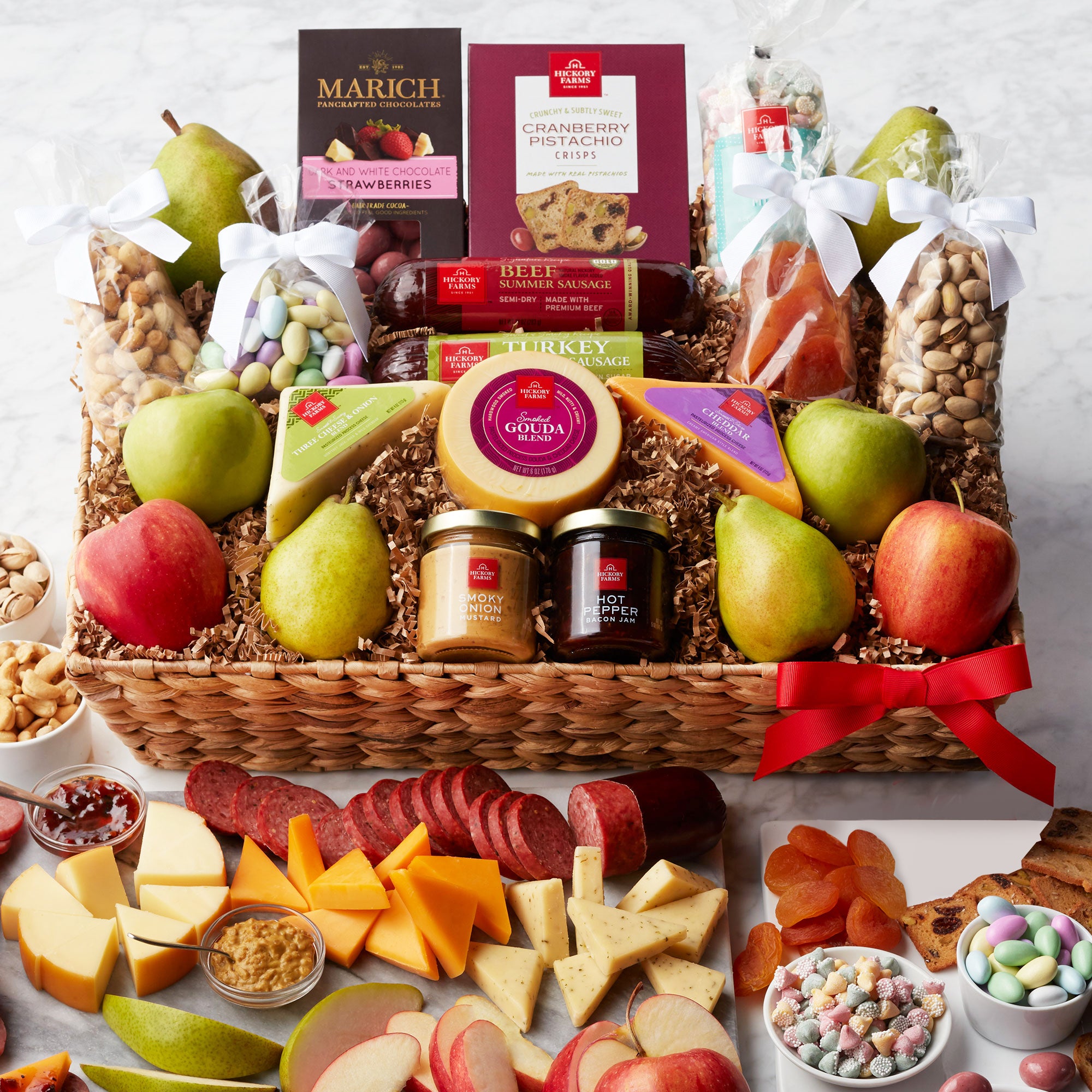 Share the Health: Fruit & Snacks Gift Basket - GreatArrivals