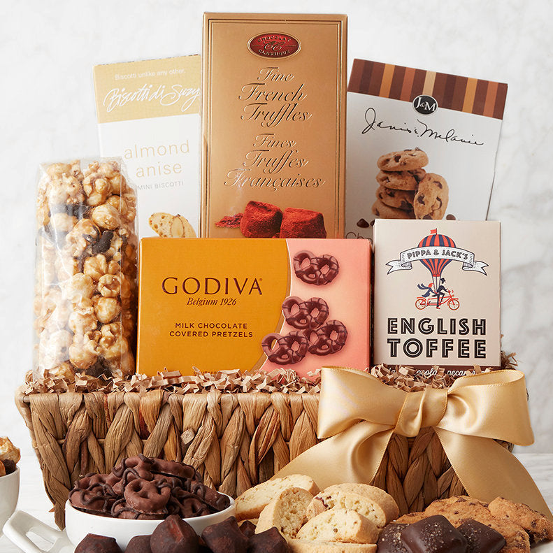 Sweet Sensations: Gourmet Chocolate Gift Basket - GreatArrivals