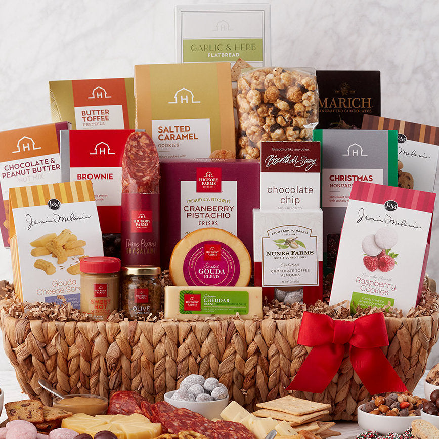 Holiday Cheer: Gourmet Gift Basket - GreatArrivals