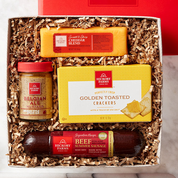 Savory Sampler Delight: Cheese Gift Box - GreatArrivals