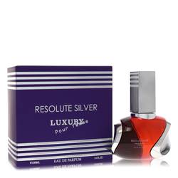 Khalis Resolute Silver Luxury Collection Eau De Parfum Spray By Khalis by Khalis fragrance bottle