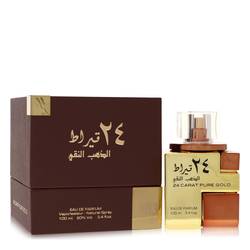 Lattafa 24 Carat Pure Gold Eau De Parfum Spray (Unisex) By Lattafa by Lattafa fragrance bottle