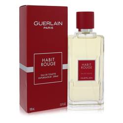 Habit Rouge Cologne / Eau De Toilette Spray By Guerlain by Guerlain fragrance bottle