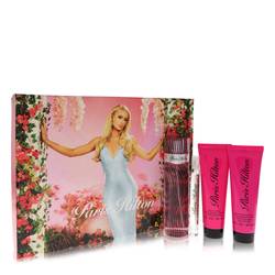 Paris Hilton Gift Set By Paris Hilton - Gift Set - 3.4 oz Eau De Parfum Spray + 3 oz Body Lotion + 3 oz Shower Gel + .34 oz Mini EDP Spray - Paris Hilton