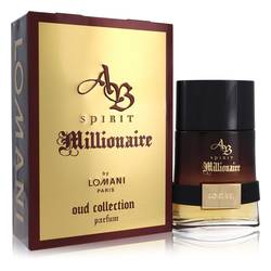 Spirit Millionaire Oud Collection Eau De Parfum Spray By Lomani by Lomani fragrance bottle