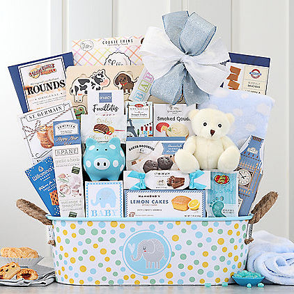 Ultimate Baby: Baby Boy Gift Basket - GreatArrivals