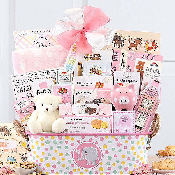 Ultimate Baby: Baby Girl Gift Basket - GreatArrivals